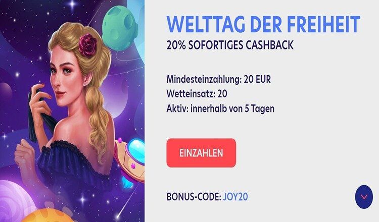 Evospins Cashback