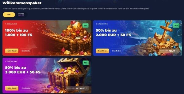 Joo Casino Willkommensbonus