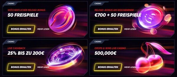 Quickwin Bonusangebote
