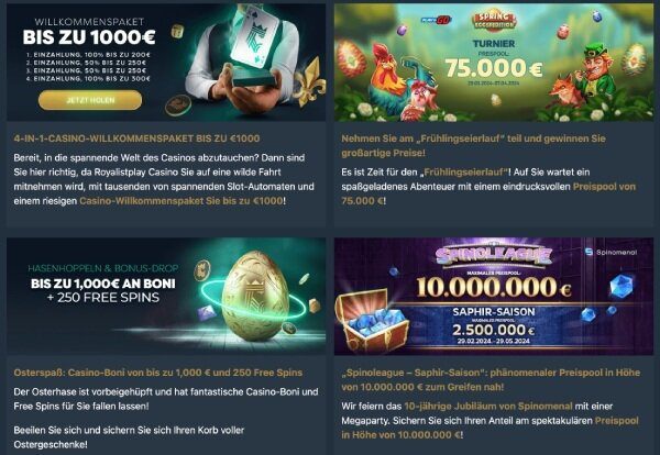 RoyalistPlay Promotionen