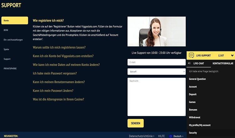 Viggpslots Support