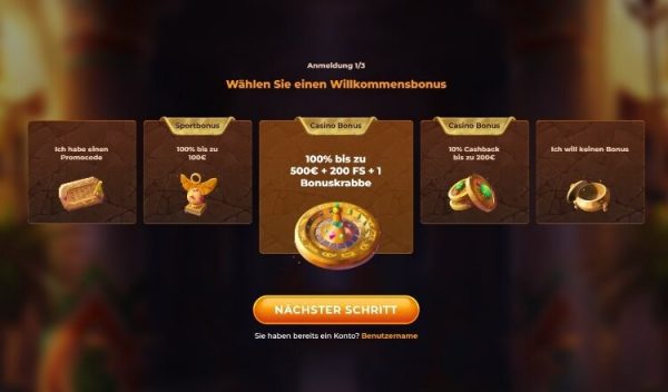 AmunRa Casino Bonus