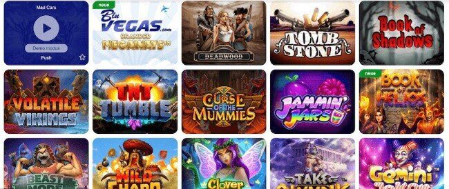 blu vegas casino slots