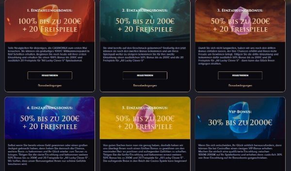 Casino Rex Willkommenspaket Screenshot