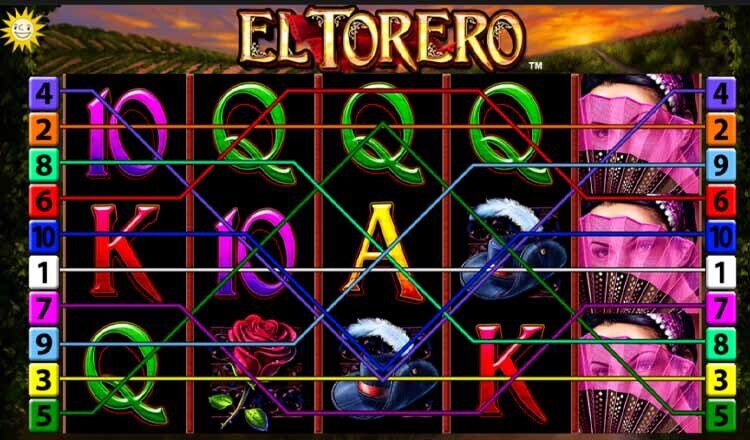 El Torero Gewinnlinien