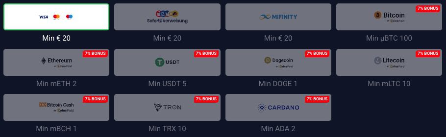 joo casino payment methods