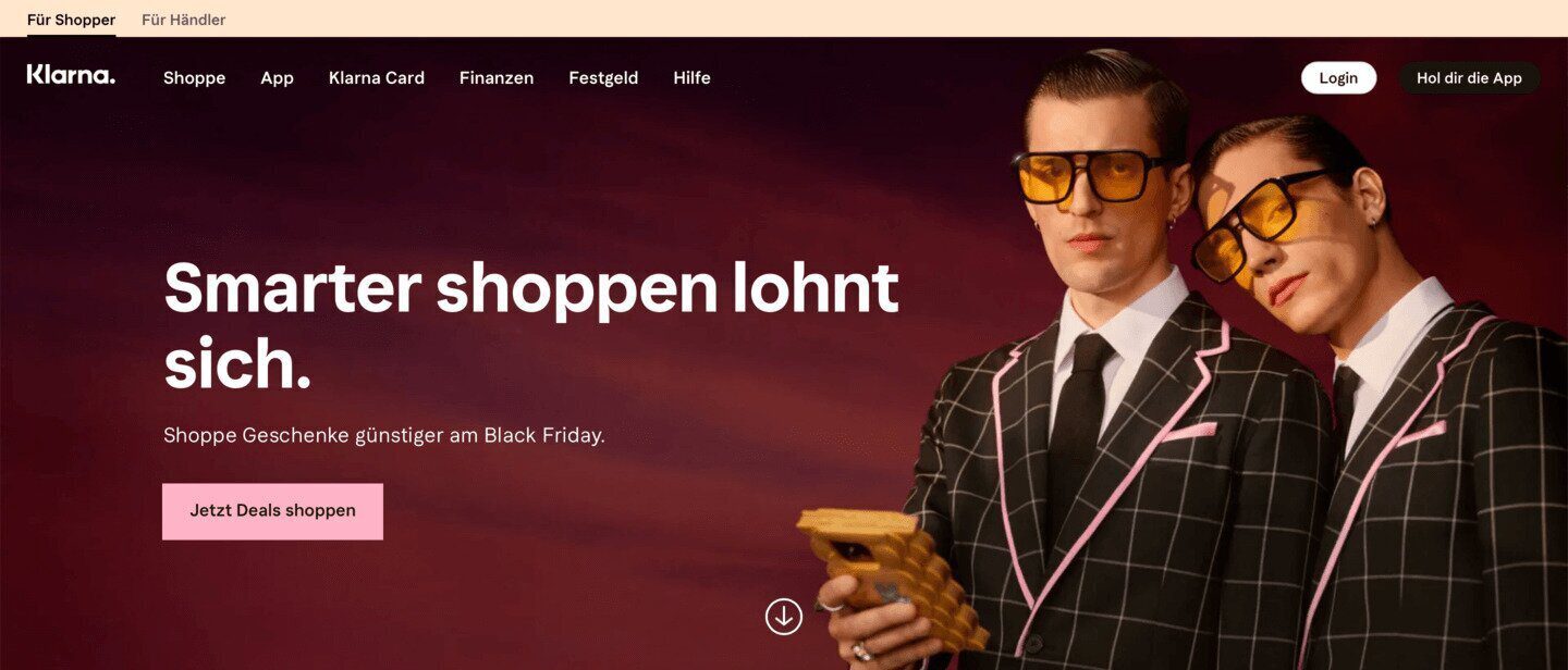 klarna-website