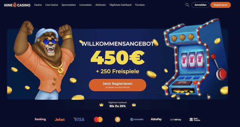 Nine Casino 2023 » Bonus, Erfahrung, Test & Bewertung