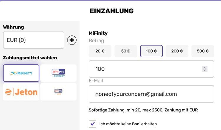 octocasino-einzahlung