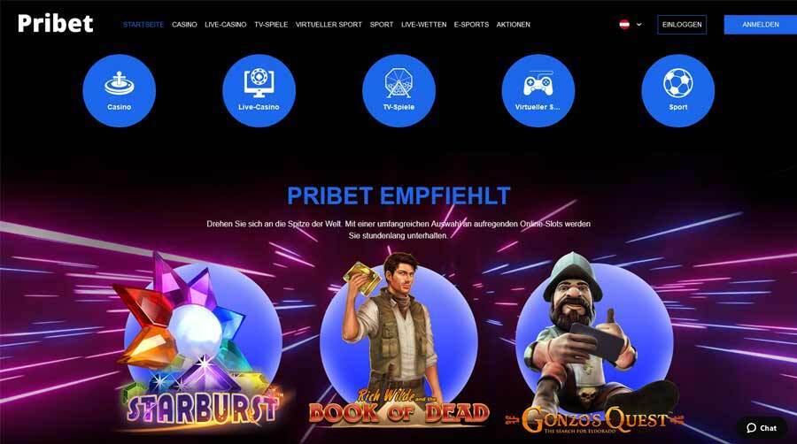 Pribet Casino Spiele