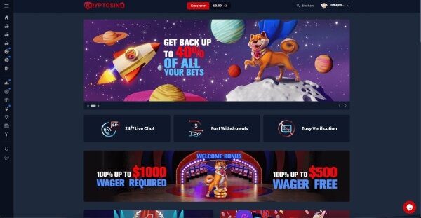 Kryptosino Homepage