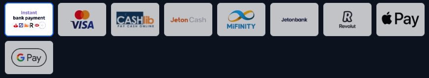 kryptosino payment methods