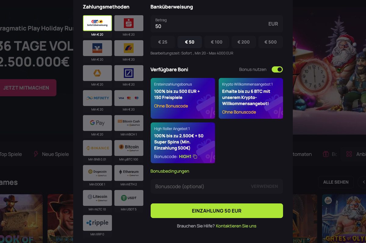 betandplay payment methods