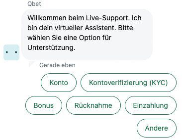 Qbet casino livechat
