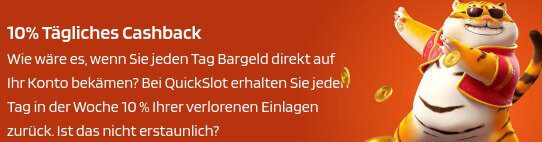 Quickslot Casino 10% Cashback