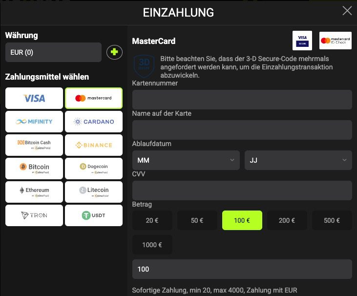 winawin payment methods