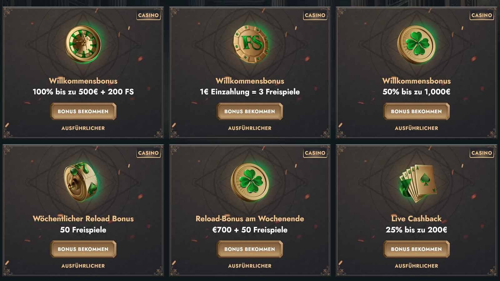 Lucky Heroes Casino Bonus