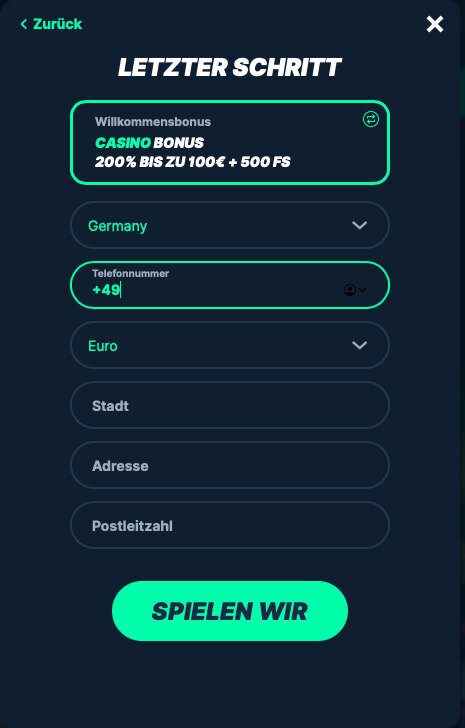 Playzilla Bonusaktivierung