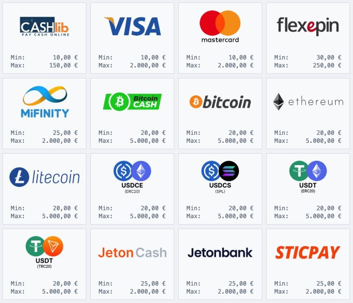 ohmyzino payment methods
