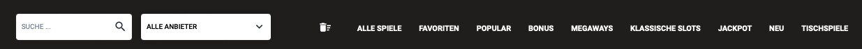 Goldenbet Kategorien