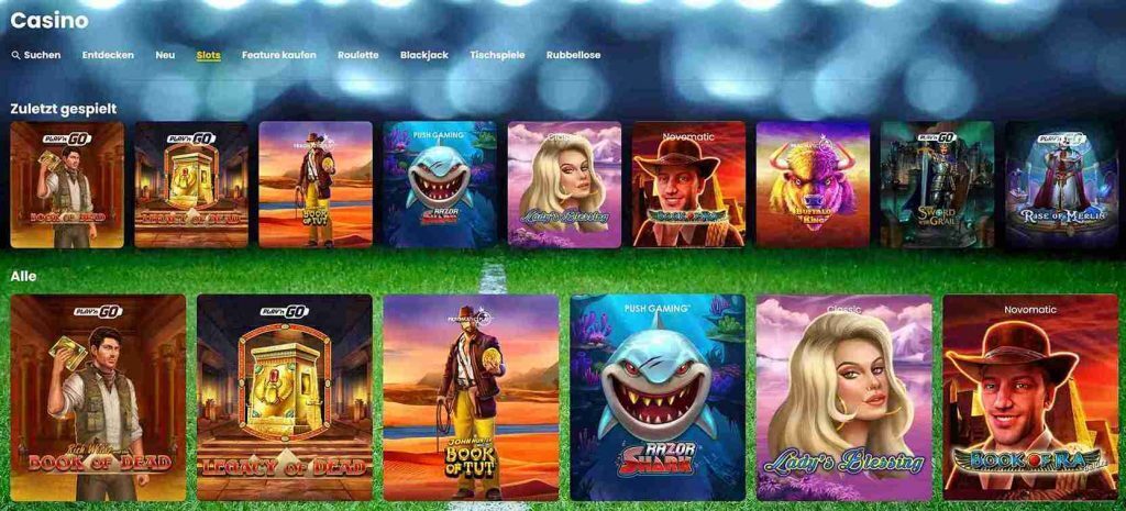 Wettenlive Spielangebot