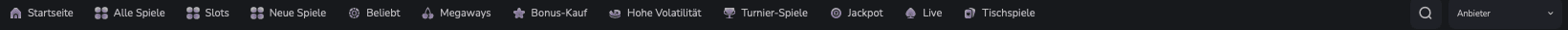 Filter der Spiele