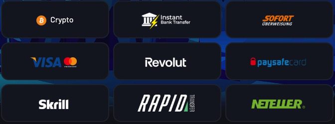 seven casino payment methods