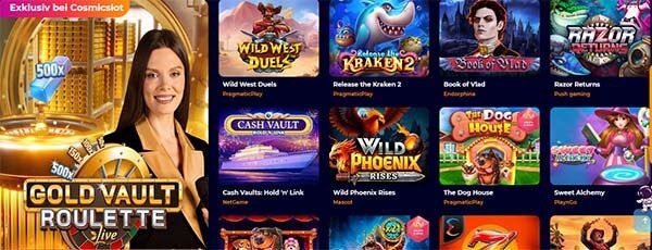 Cosmic Slot Spiele