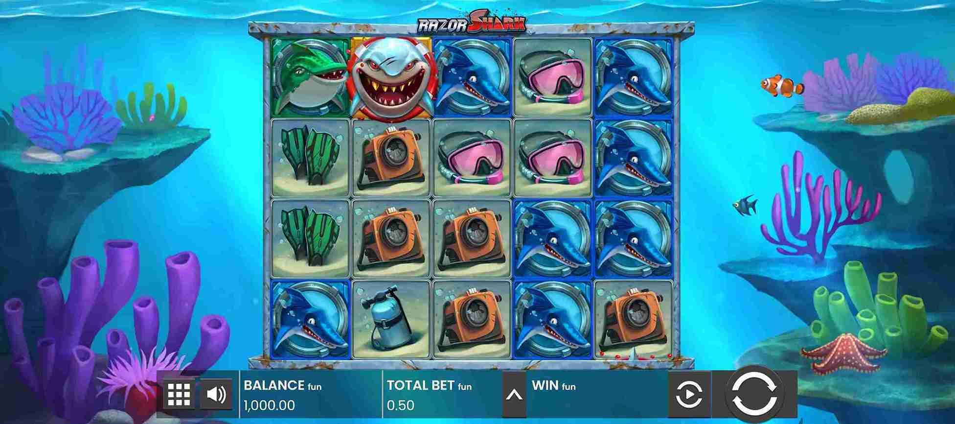 Razor Shark Spiel