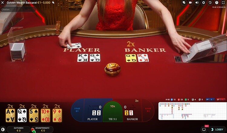 Casino-Spiele - Baccarat