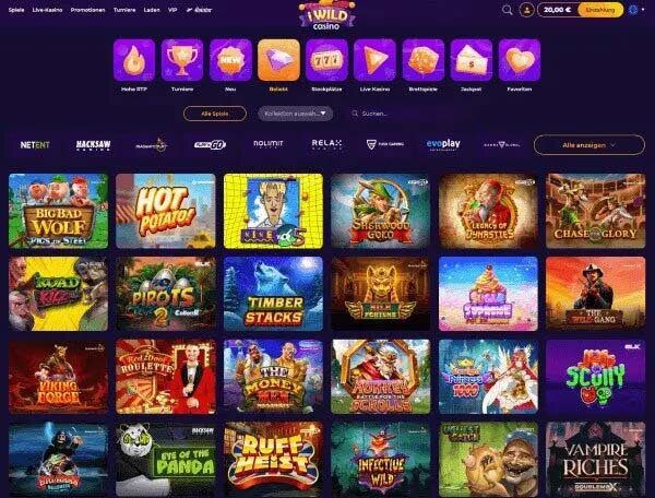iWild Casino Spiele