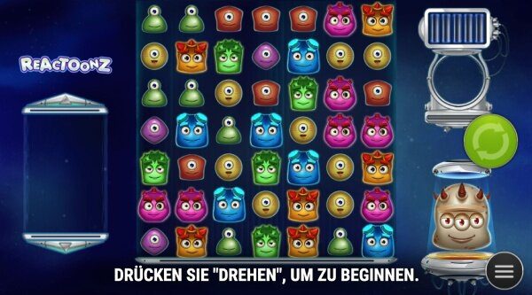 Reactoonz Übersicht