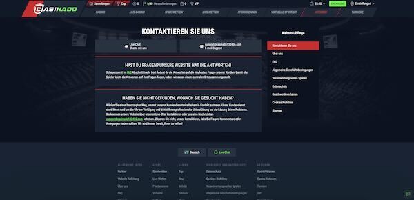 casinado-casino-kundenservice