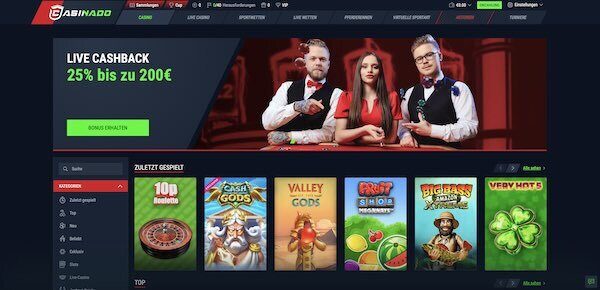 casinado-casino-startseite