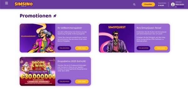 simsino promo
