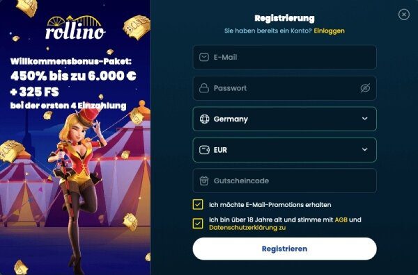 Rollino Registration