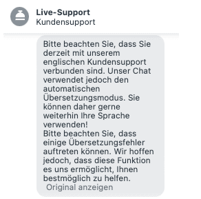 Cashed casino livechat