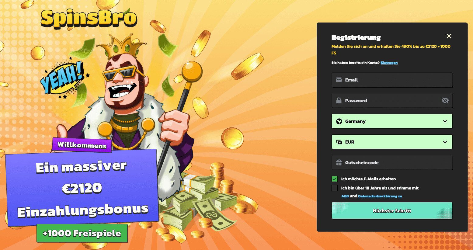 spinsbro registration