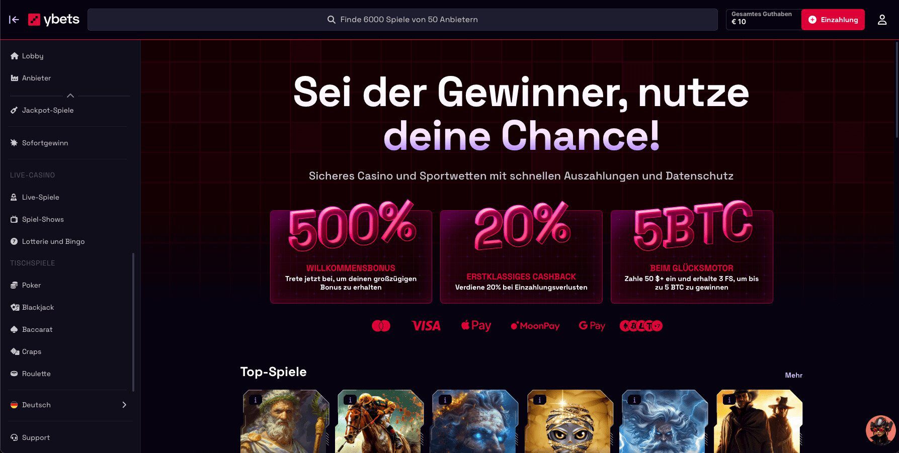 ybets homepage