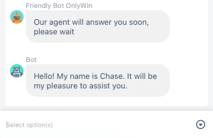 onlywin livechat