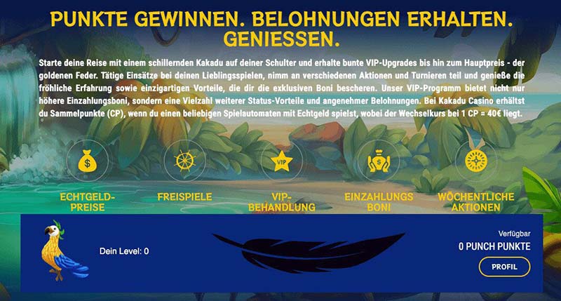 kakadu vip program