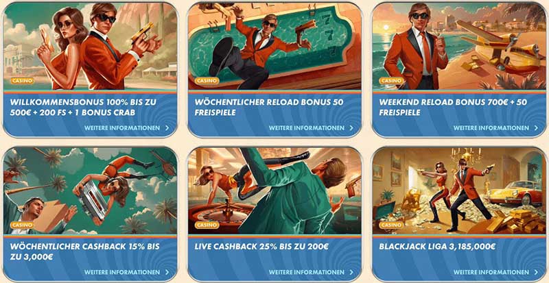 vegasino bonus offers