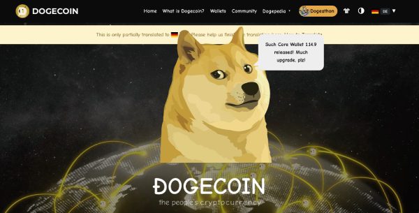 Dogecoin Website