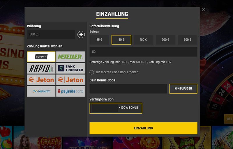 Im-Casino-einzahlen