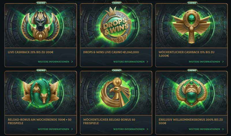 Bonus offers in the Talismania casino