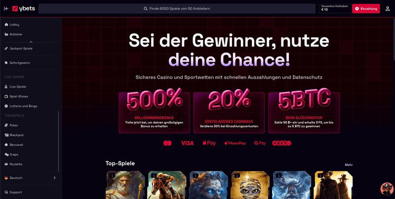 ybets homepage