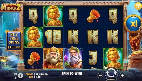 Hand of Midas 2 Slot