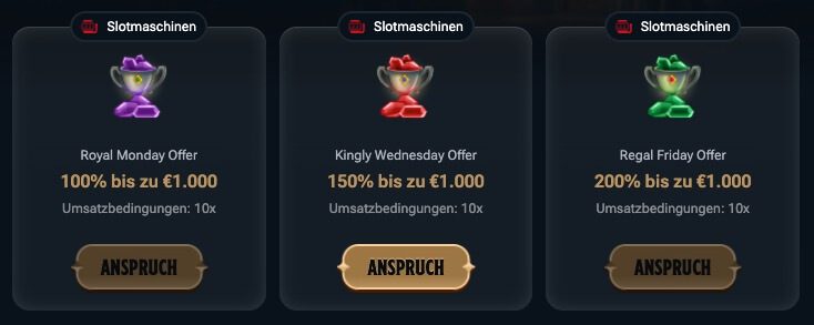 Kingdom Casino Boni