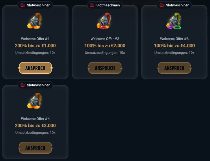 Kingdom Casino Welcome Bonus Package
