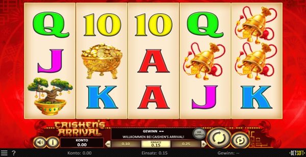 Caishans Arrival slot